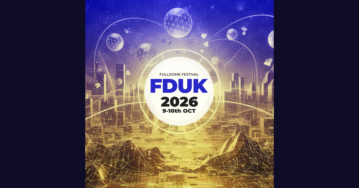 Fulldome UK 2026 — FDUK Festival Poster
