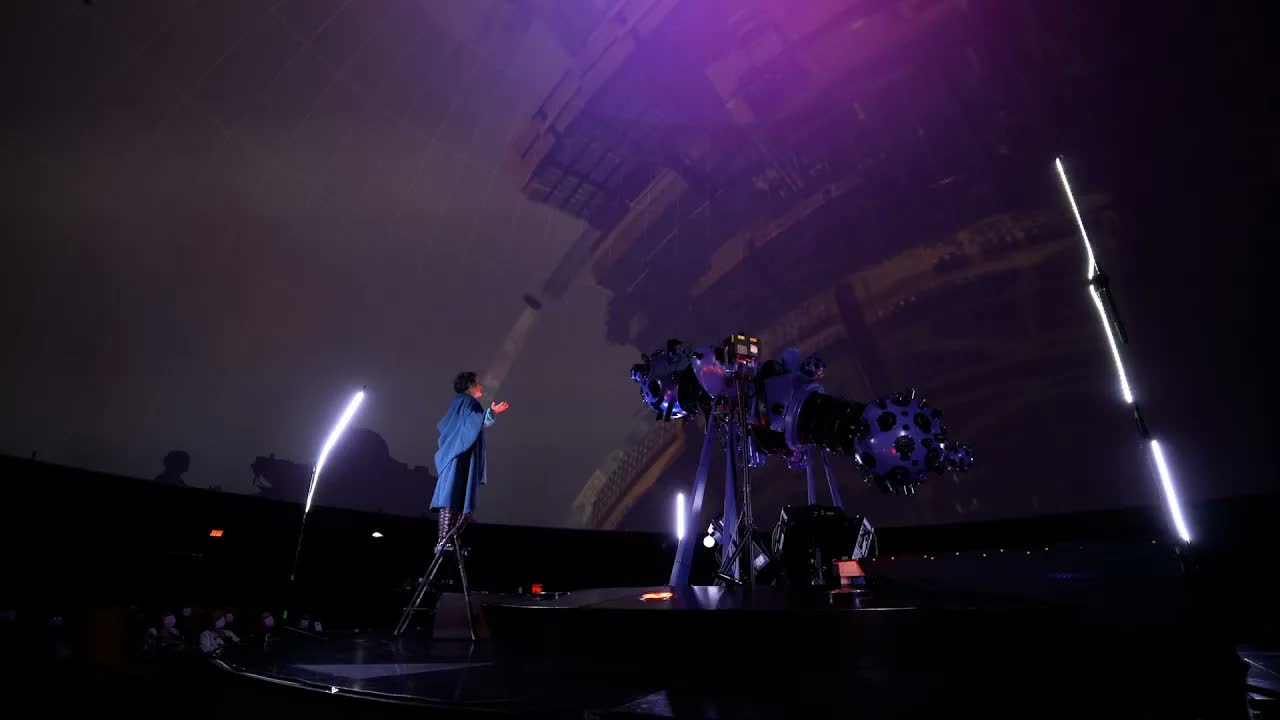 Fulldome scene in South America — planetariums and immersive art